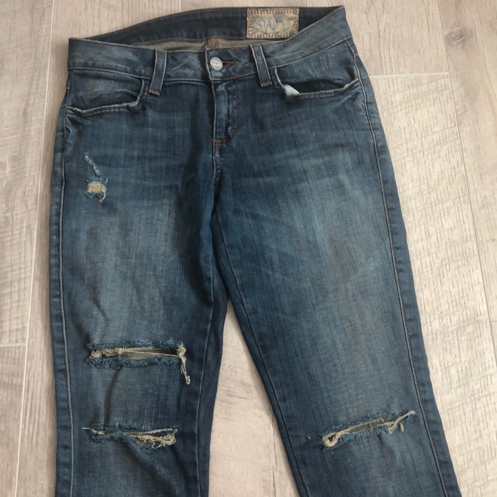 SIWY Hannah Skinny Jeans Size 24 Distressed - Picture 3 of 8